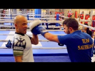 Sparring with The European Boxing Champion Anthony Yiget