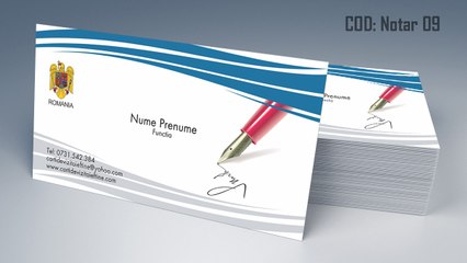 Carti de vizita Notar, Jurist, Cabinet notarial by CDVi