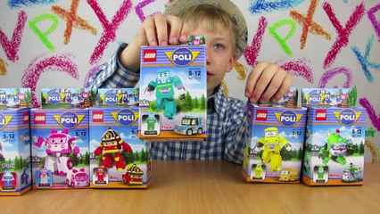 Мини-фигурки РОБОКАР ПОЛИ 6 Наборов RobocarPoli 로보카 폴리 Обзор на русском Видео для детей