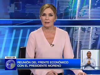 Reunión del frente económico con el presidente Lenín Moreno