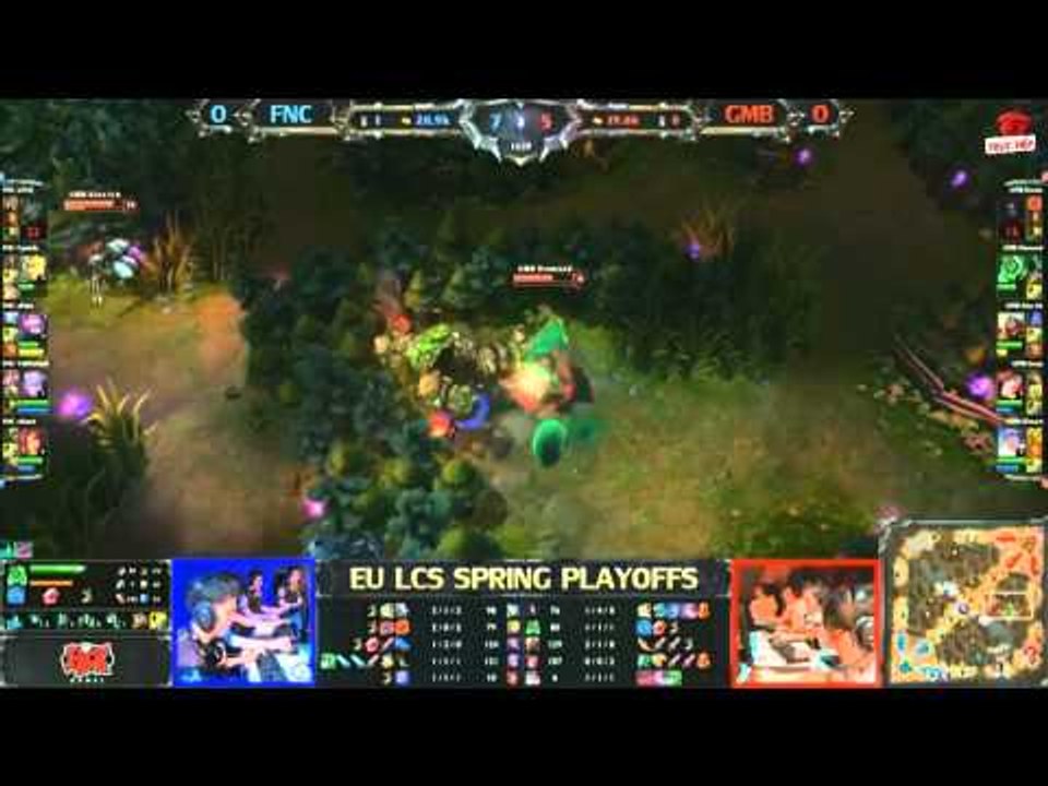[LCS EU] [Chung Kết ] Game 1: Gambit Gaming vs Fnatic [28.04.2013]