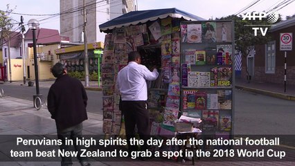 Peru feels "tremendous joy" to be going to World Cup