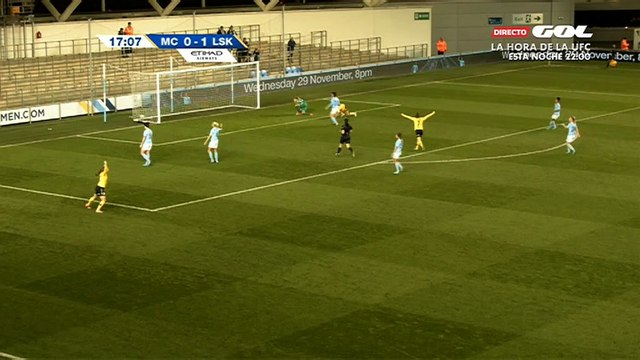 0-1 Marte Berget Goal UEFA Women's Champions League Round 2 - 16.11.2017 Man City (W) 0-1 LSK...