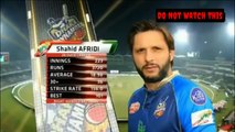 Shahid Afridi Latest Batting in BPL 2017