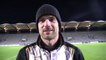 Le portier du FC Istres Denis Petric après la victoire des violets face au Mans