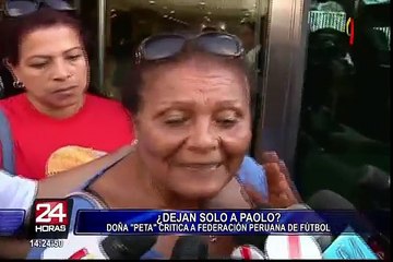 Doña Peta: "La FPF no está respaldando en nada a Paolo”