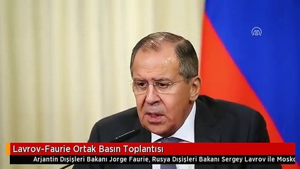 Lavrov-Faurie Ortak Basın Toplantısı