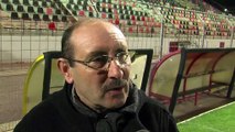 L'analyse d'après match avec le président du FC Martigues Vincent Caserta