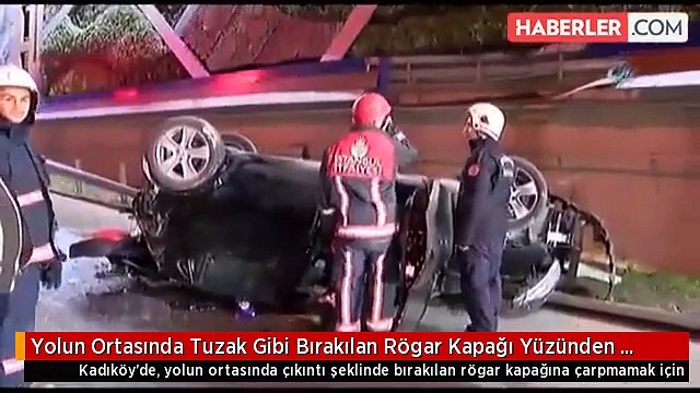 Yolun Ortasında Tuzak Gibi Bırakılan Rögar Kapağı Yüzünden 10 Metreden Uçup Hayatını Kaybetti