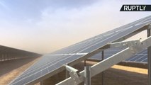 Usina de energia solar é inaugurada em Campo de refugiados