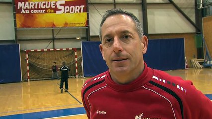 MVB Cambrai : la réaction de Christophe Carroux, l'entraîneur martégal