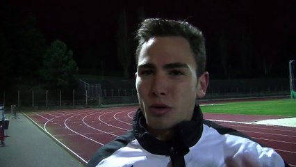 La réaction du milieu de terrain Martégal Maverick Barsotti