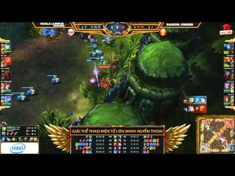 [VĐĐNA 2013] [Bán kết nhánh thắng 2] Kuala Lumpur Hunters vs Saigon Jokers [18.08.2013]