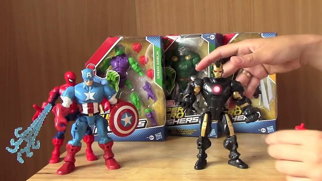 Marvel Mashers & Action Figures, Transformers, Big Hero 6 Baymax Toys - Unboxing collection