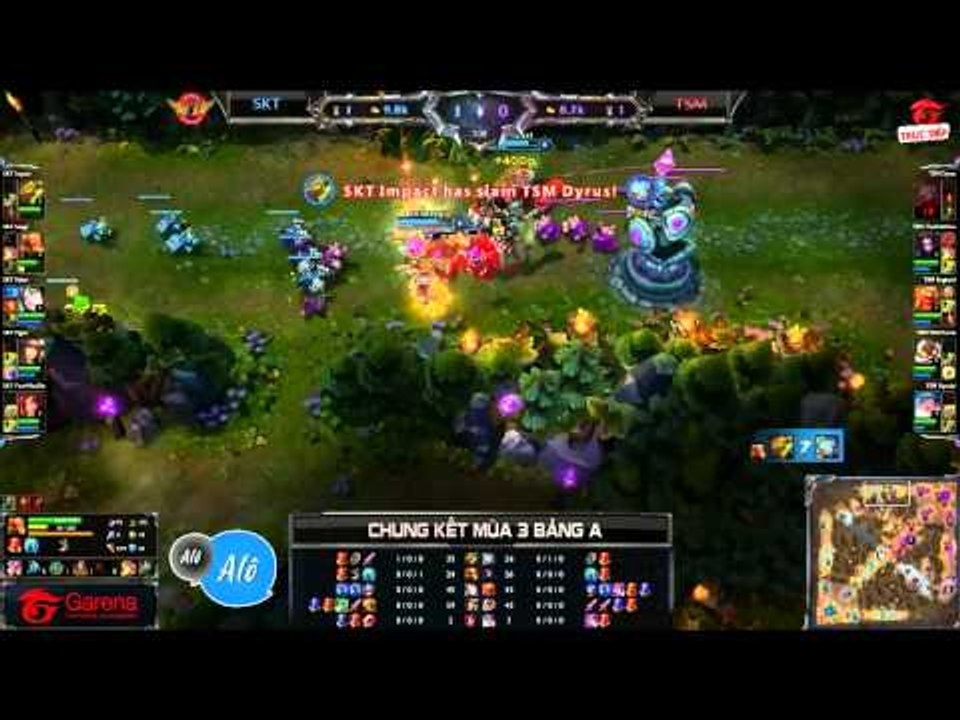 [CK mùa 3] [Ngày 3] [Bảng A] SK Telecom T1 vs Team SoloMid [18.09.2013]