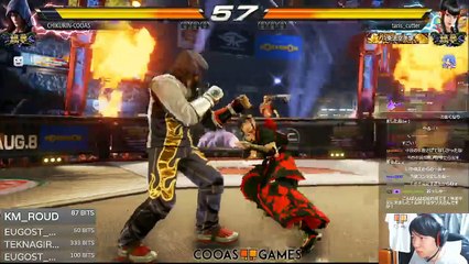 【鉄拳7/家庭用】チクリン(仁) vs タリスカッター(一美) /注目対戦ハイライト CHIKURIN(JIN ) vs tarris_cutter(KAZUMI)