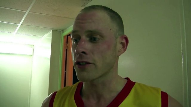 Le Martégal Aaron Harris est satisfait de la prestation du Martigues Sport Basket