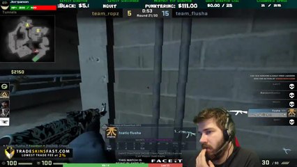 Robin "flusha" Rönnquist the 1v5 king!