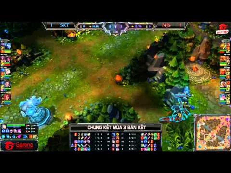 [CK Mùa 3] [Bán kết 1] SK Telecom T1 vs NaJin Black Sword [Game 3] [28.09.2013]