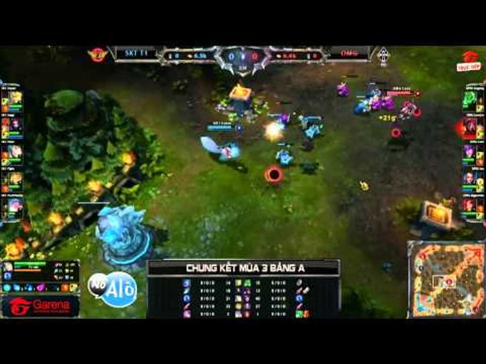 [CK Mùa 3] [Ngày 6] [Bảng A] SK Telecom T1 vs OMG [22.09.2013]