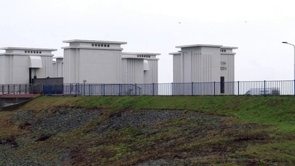 Art project lights up iconic 85-year-old Dutch dyke