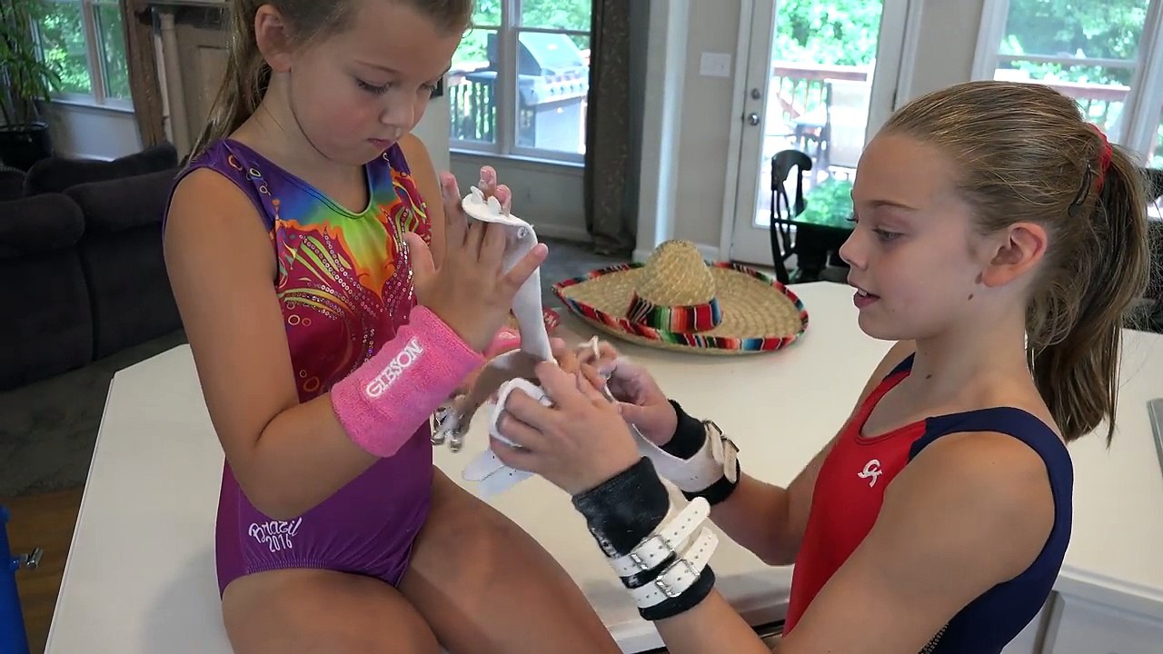 Gymnastics Grips and Salsa | Whitneys Kitchen Gymnastics