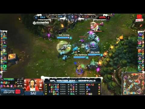 [GPL 2014 Mùa Đông] [Bán Kết 1] [Game 2] Azubu Taipei Assassins vs Saigon Jokers [18.12.2013]
