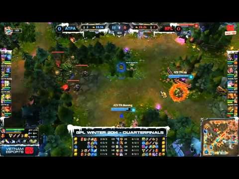 [GPL 2014 Mùa Đông] [Tứ Kết] [Game 1] Azubu Taipei Assassins vs Neolution Full Louis [04.12.2013]