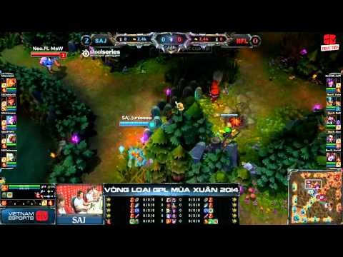 [GPL 2014 Spring] [Bán Kết 2] [Game 3] Saigon Jokers vs Neo Full Louis [05.01.2014]