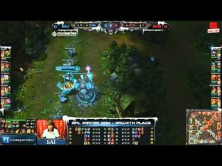 [GPL 2014 Mùa Đông] [Tranh 3-4] [Game 1] Saigon Jokers vs  AHQ e-Sports Club [08.01.2014]