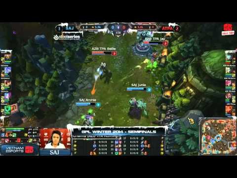 [GPL 2014 Mùa Đông] [Bán Kết 1] [Game 4] Azubu Taipei Assassins vs Saigon Jokers [18.12.2013]