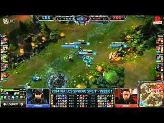 [19.01.2014] CRS vs XDG [LCS NA Xuân 2014]