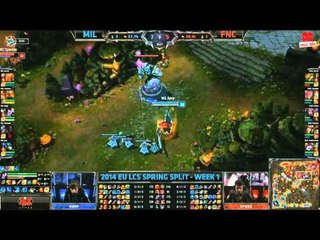 [17.01.2014] MIL vs FNC [LCS EU Xuân 2014]
