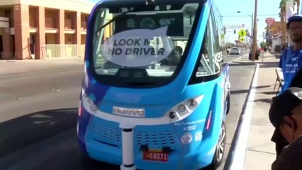 Driverless Bus Crashes In First Hour On Las Vegas Street