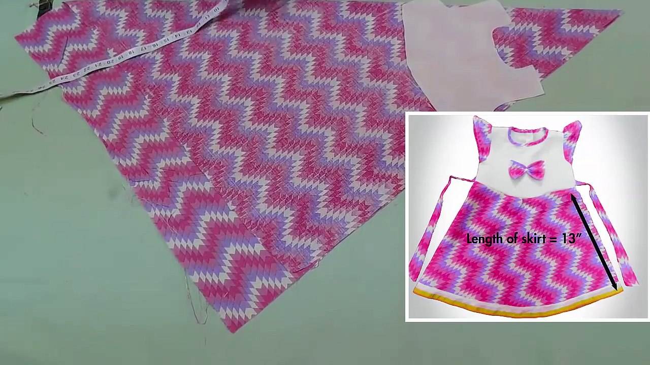 Umbrella Cut Frock- Cutting & Stitching