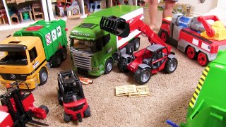 Cars for Kids _ Bruder Toy Trucks are the BEST EVER _ Father Son Toy Construction Vehicles for Kids-mPQwSI_5AGs