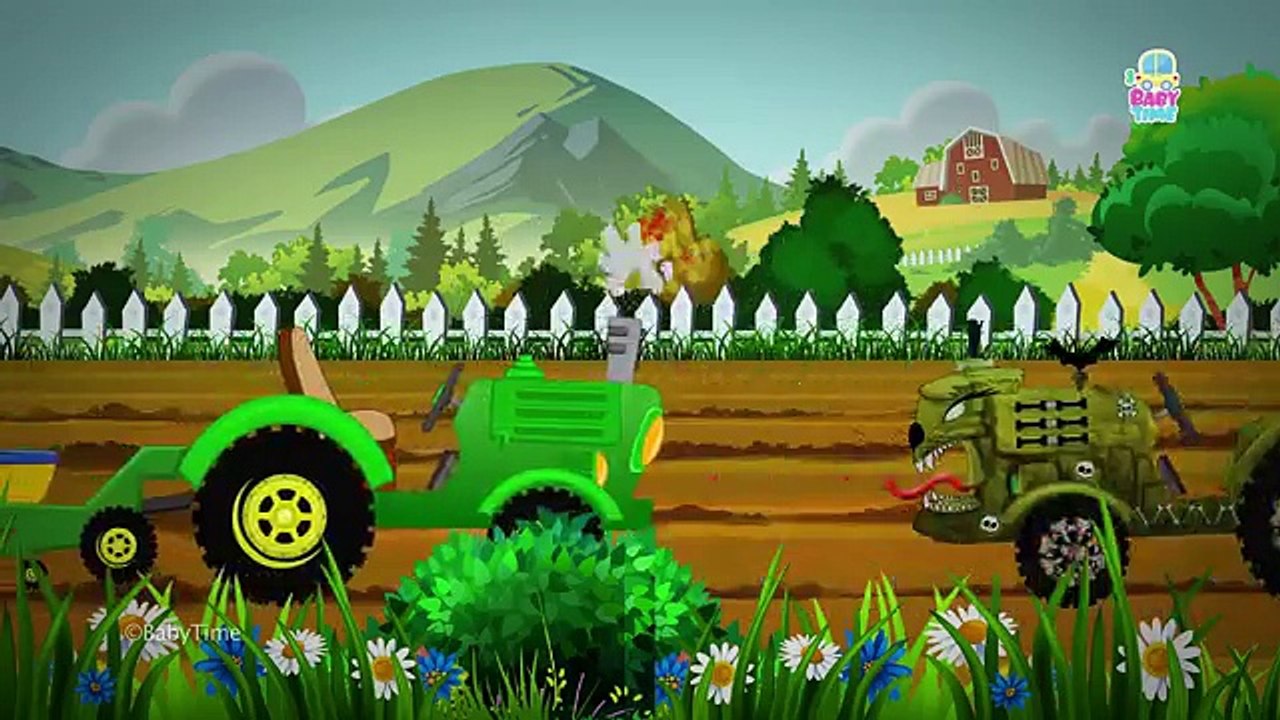 Garbage Monster Truck War | Good Vs Evil | Scary Heavy Vehicles | Halloween Videos For Kids