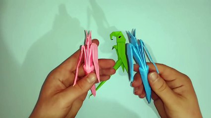Kağıttan 3 Boyutlu Papağan Yapımı - Origami Türkiye