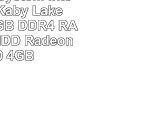 Gamer PC System Intel i77700K Kaby Lake 4x42 GHz 8GB DDR4 RAM 2000GB HDD Radeon RX580