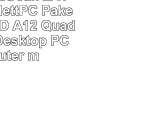 VIBOX Killstreak LA10122 KomplettPC Paket  42GHz AMD A12 QuadCore CPU Desktop PC
