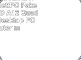 VIBOX Killstreak LA10291 KomplettPC Paket  42GHz AMD A12 QuadCore CPU Desktop PC