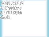 VIBOX Killstreak LA10165  42GHz AMD A12 QuadCore CPU Desktop PC Computer mit