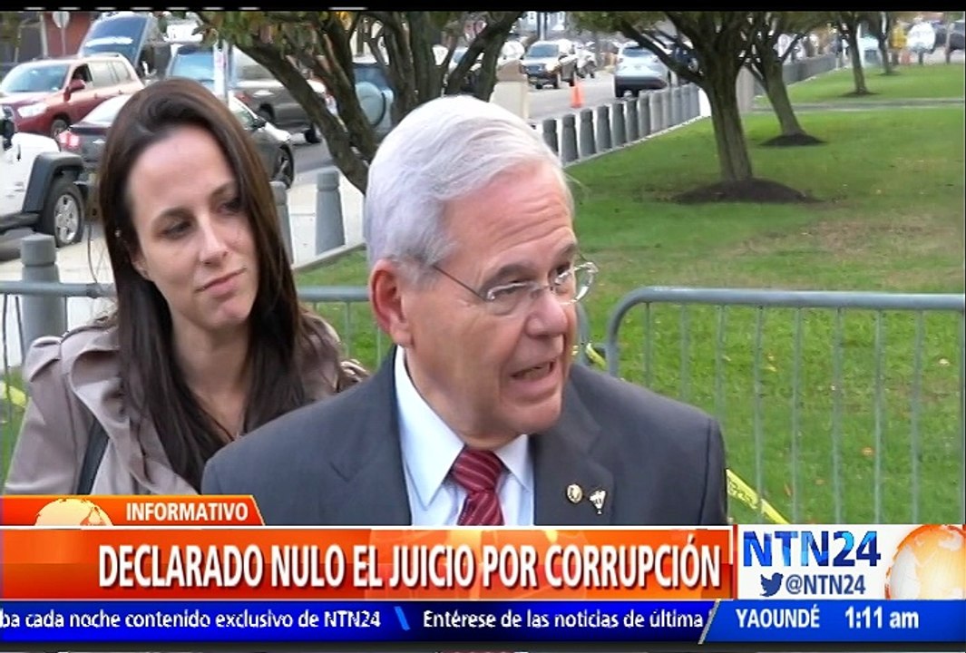 Tribunal de distrito de Estados Unidos declaró “nulo” juicio contra el senador demócrata Bob Menendez