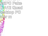 VIBOX Killstreak LA10205 KomplettPC Paket  42GHz AMD A12 QuadCore CPU Desktop PC