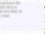 MasterPC Intel Celeron G3900 DualCore Skylake 2 x 280 GHz 8 GB DDR4 128 GB SSD SATA3