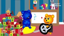 Mega Gummy Bear Stuck in Refrigerator Funny Cartoon Finger Family Nursery Rhymes