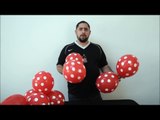 DIY Super Simple Minnie Mouse Balloon arch tutorial How to make a minnie mouse decorations