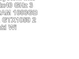 Gamer PC System Intel i76700K 4x40 GHz 32GB DDR4 RAM 1000GB HDD nVidia GTX1050 2GB inkl