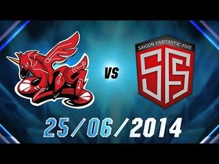 [25.06.2014] AHQ vs SF5 [GPL Mùa Hè 2014]
