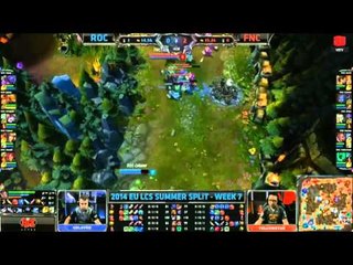 [01.07.2014] ROC vs FNC [LCS EU Hè 2014]